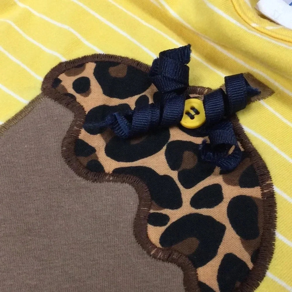 Bailey Boys Yello Stripe Acorn Long Sleeve Dress size 2T - Picture 7 of 7